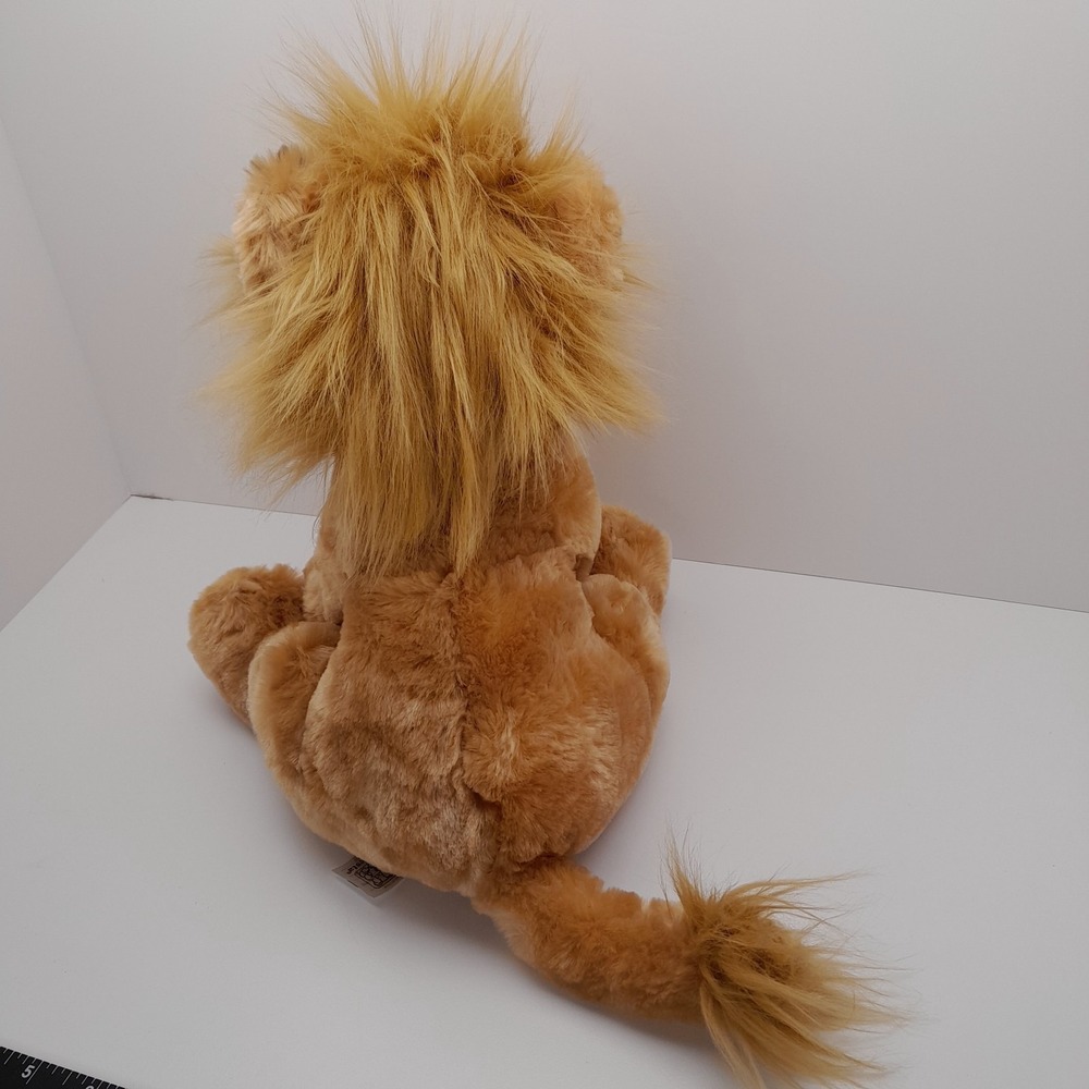 Fiesta Sitting BB Lion Plush Stuffed Animal Toy 10" Tan Soft #A49299 - Picture 5 of 10